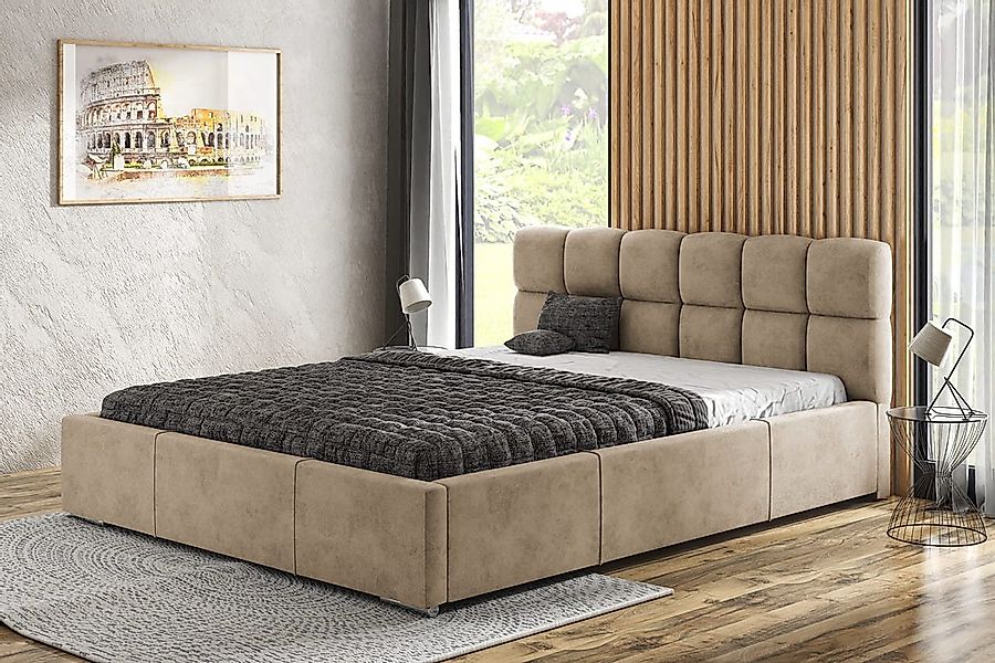 thematys Polsterbett mit Bettkasten & Lattenrost – Stauraumbett 140x200 - 2 günstig online kaufen