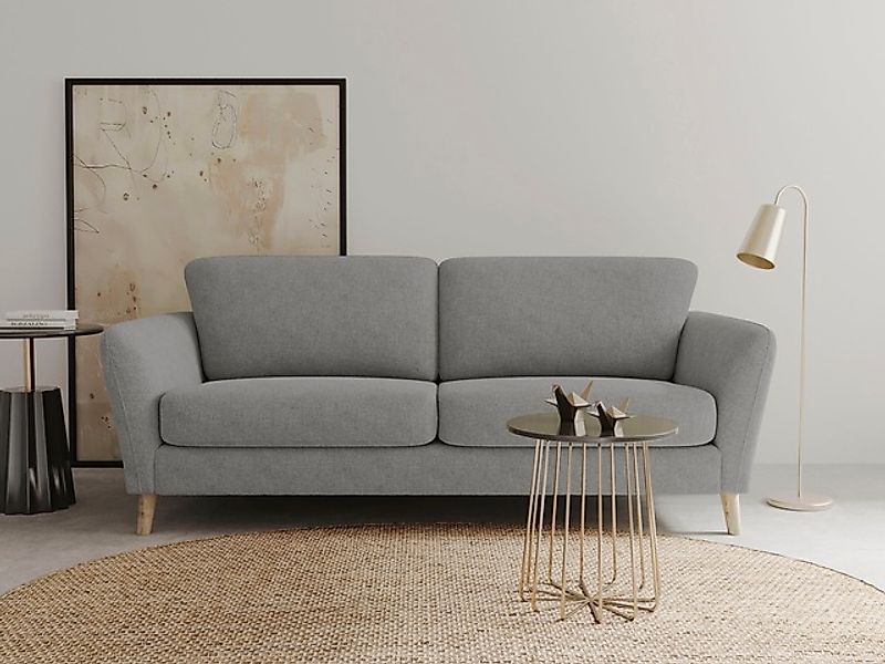 Home affaire 3-Sitzer »MARSEILLE 3er Sofa 206 cm, Cord, Flachgewebe, Strukt günstig online kaufen