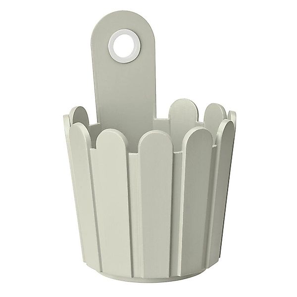 Emsa Blumentopf LANDHAUS MINI Fässchen Seidengrau günstig online kaufen