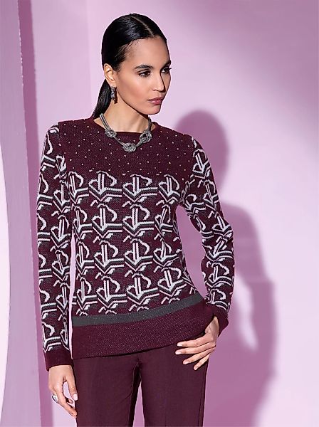 creation L Rundhalspullover "Merino-Mix-Pullover" günstig online kaufen