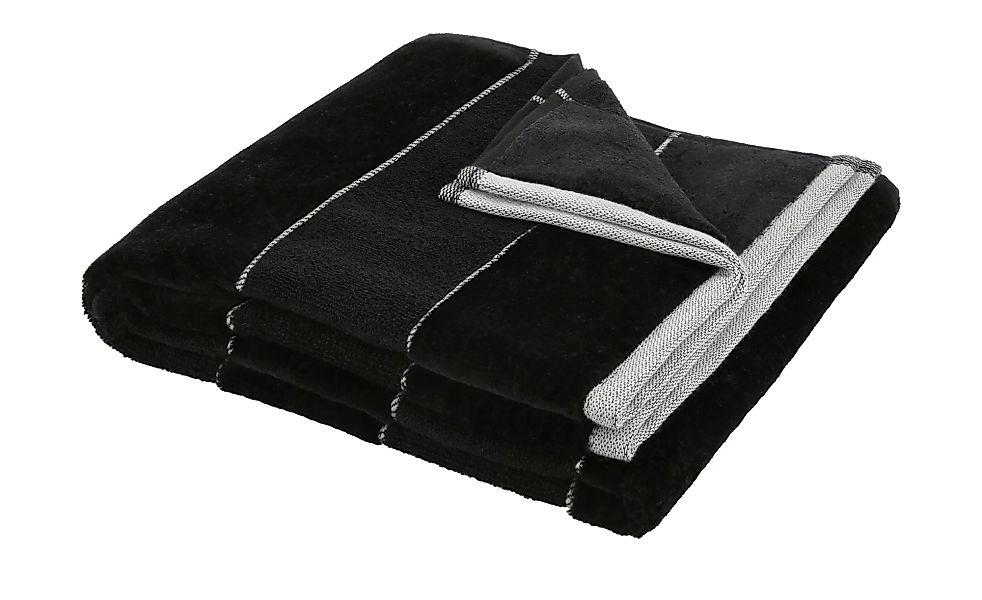VOSSEN Handtuch  Maxim - schwarz - Baumwollgemisch, 90% Bio-Baumwolle, 10% günstig online kaufen