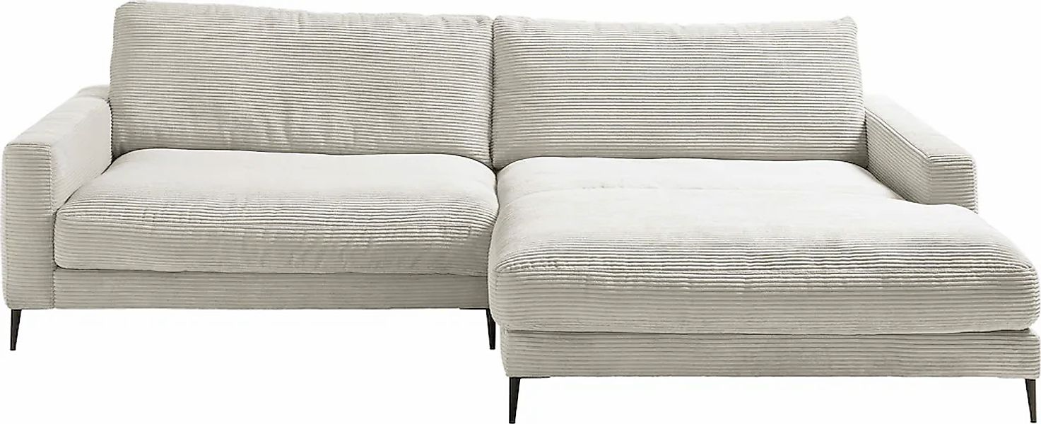 INOSIGN Ecksofa "Downtown, B/T/H: 272/190/84 cm L-Form", weicher Sitzkomfor günstig online kaufen