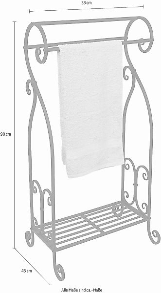 Ambiente Haus Handtuchhalter, (gedreht) 90 cm günstig online kaufen