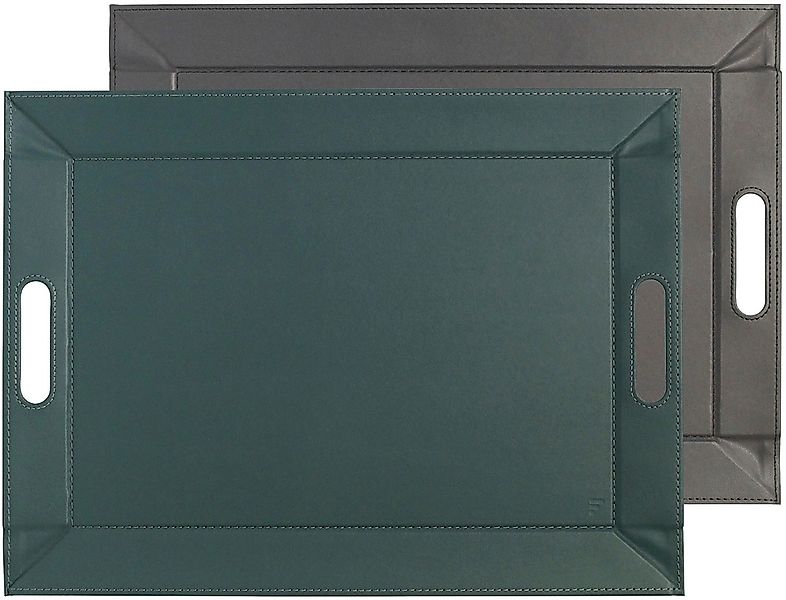 freeform Tablett "DUO, 2-farbiges Wendetablett, Tablett und Tisch-Set in ei günstig online kaufen
