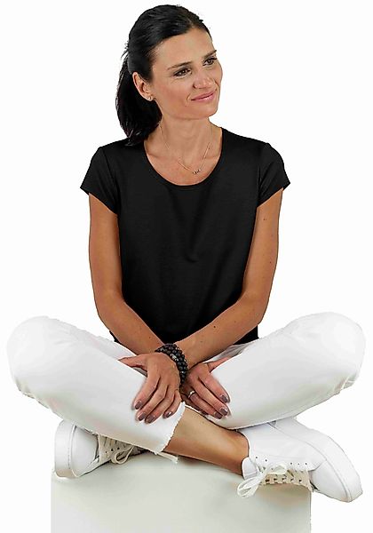 Seidel Moden T-Shirt mit Kappenärmel, MADE günstig online kaufen
