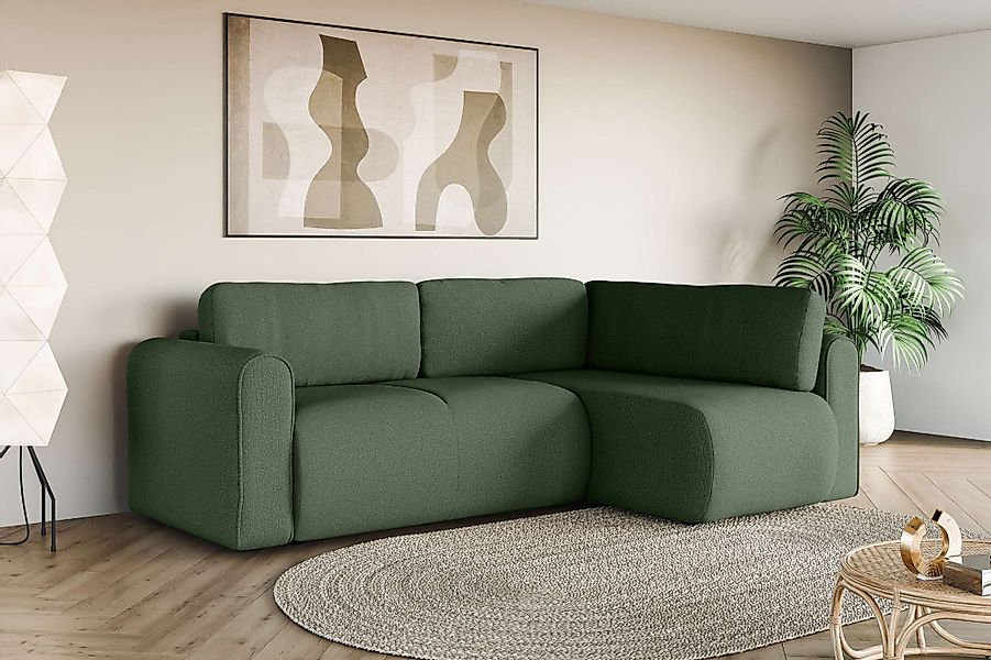 INOSIGN Ecksofa Zacharia wahlweise Schlafsofa mit günstig online kaufen