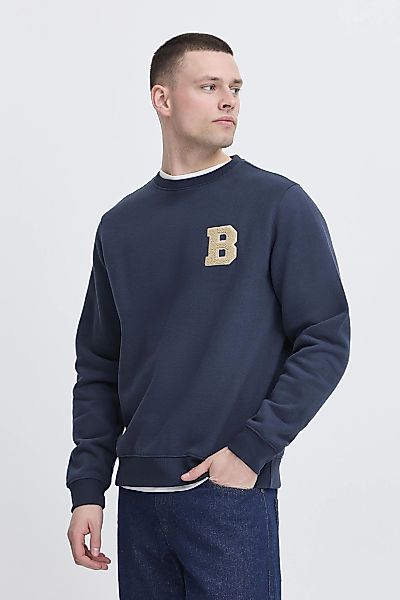 Blend Rundhalspullover "BHIdo" Lässiger Sweatpullover mit Stickerei günstig online kaufen