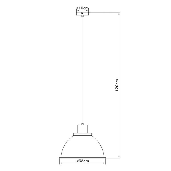 Brilliant Pendelleuchte, Erena Pendelleuchte 38cm taupe günstig online kaufen