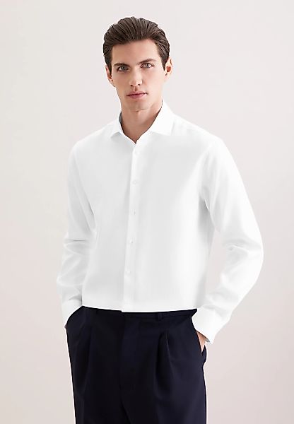 seidensticker Businesshemd "Schwarze Rose" Shaped 1/1 Kentkragen günstig online kaufen