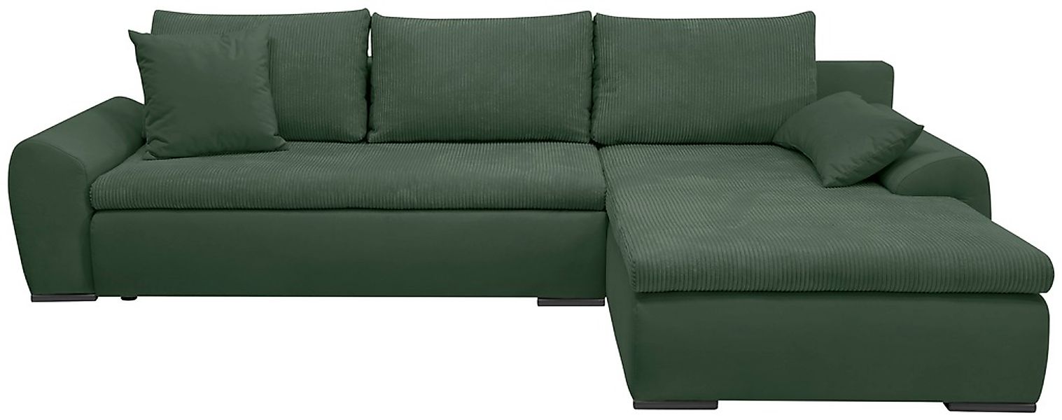 Home affaire Ecksofa "Win, L-Form, Breite 285cm", optional mit Schlaffunkti günstig online kaufen