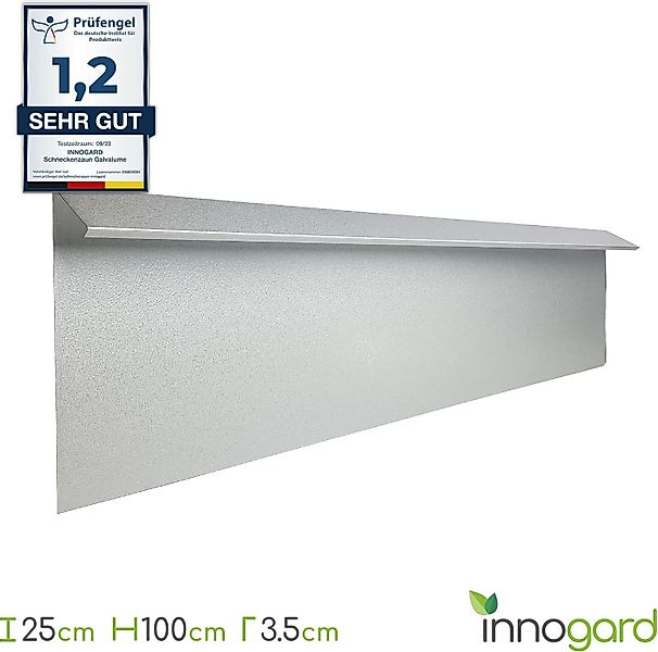 innogard Schneckenzaun Schneckenzaun Komplettsets AluZink "Galvalume AZ®" günstig online kaufen