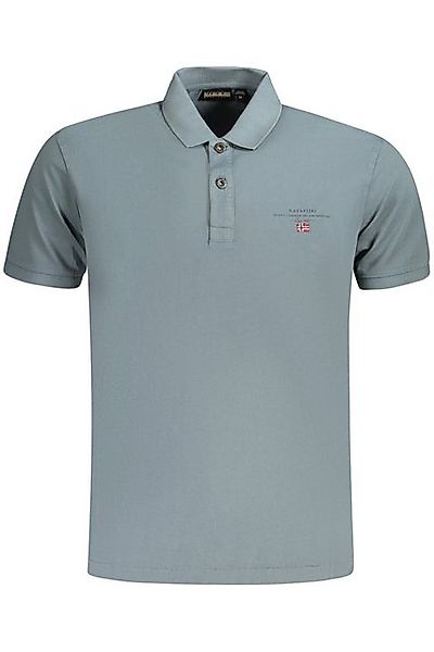 Napapijri Poloshirt Herren Kurzarm-Poloshirt Grau mit günstig online kaufen