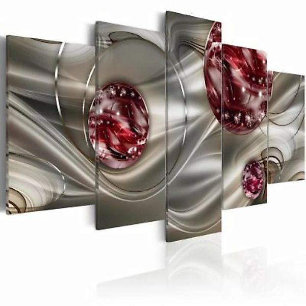 artgeist Wandbild Crimson Galaxy grau/rot Gr. 200 x 100 günstig online kaufen