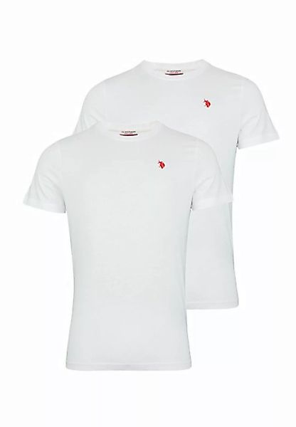 U.S. Polo Assn T-Shirt Shirt 2 Pack T-Shirts R-Neck Shortsleeve (2-tlg) günstig online kaufen