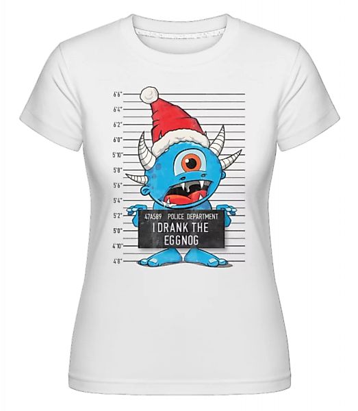 Monster Weihnachten Verbrecherfoto · Shirtinator Frauen T-Shirt günstig online kaufen