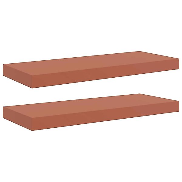 vidaXL Wandregal Wandmontiert 2 Stk Rot 60 x 23 x 4 cm Holzwerkstoff 420199 günstig online kaufen