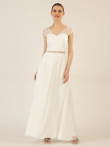 Apart Abendkleid im Materailmix aus weicher günstig online kaufen