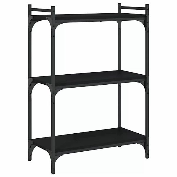 VidaXL Bücherregal 3 Böden Schwarz 60x30x86 cm Holzwerkstoff günstig online kaufen