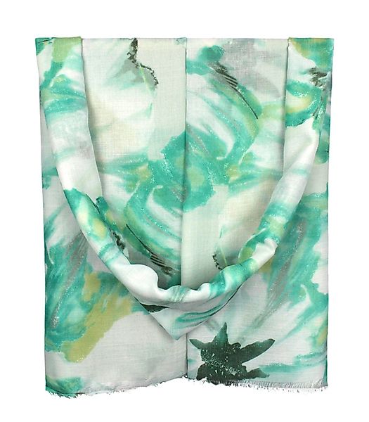 ZEBRO Modeschal Sommerschal mit großen Blüten günstig online kaufen