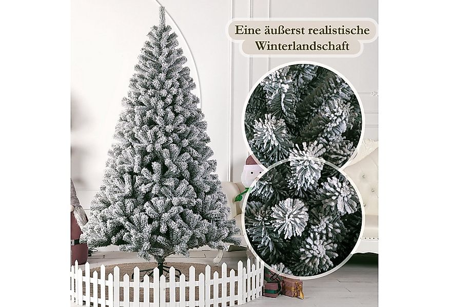 Vankel Künstlicher Weihnachtsbaum tannenbaum mit beleuchtung schmuck mit li günstig online kaufen