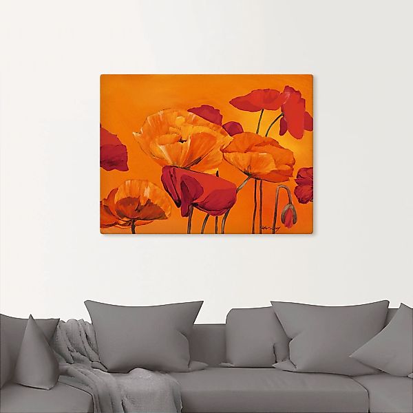 Artland Wandbild »Mohnblume«, Blumen, (1 St.), als Leinwandbild, Poster in günstig online kaufen