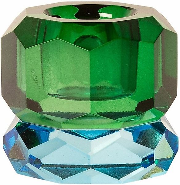EJA International Kerzenhalter Kristall - Kobalt, Dunkelgrün (1 St), 4,5x4, günstig online kaufen