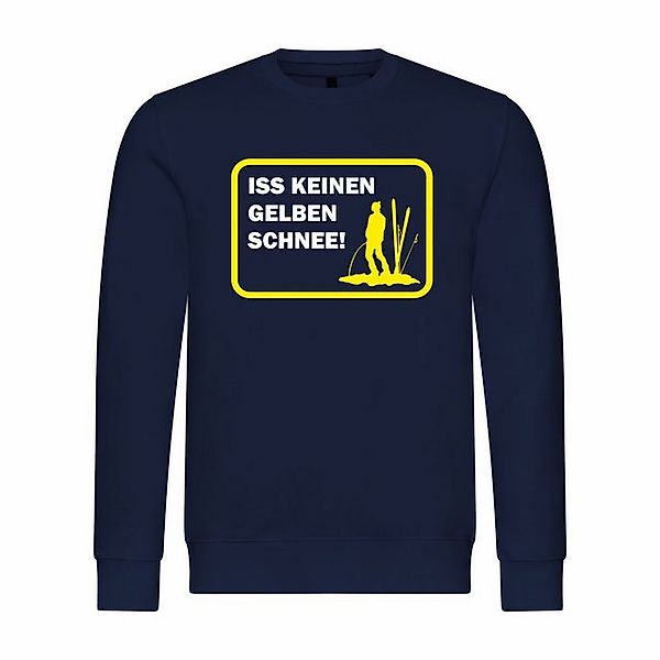 deinshirt Rundhalspullover Herren Pullover Iss keinen gelben Schnee Mit Pri günstig online kaufen