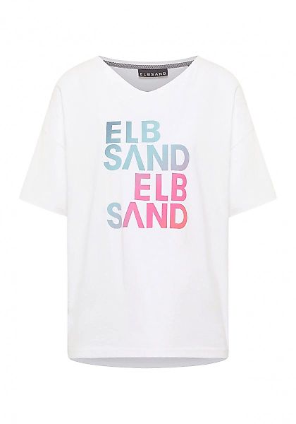 Elbsand Kurzarmshirt ESW_Liv_T-Shirt cloud white_multi günstig online kaufen