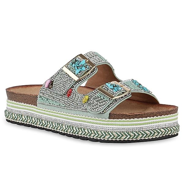 VAN HILL 841100 Sandalette Damen Pantoletten günstig online kaufen