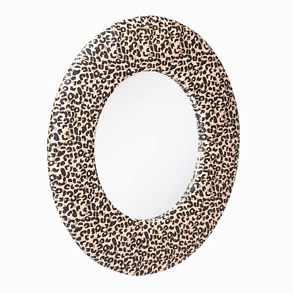 Wandspiegel 48 X 2 X 48 Cm Synthetische Stoffe Leopard Dmf günstig online kaufen