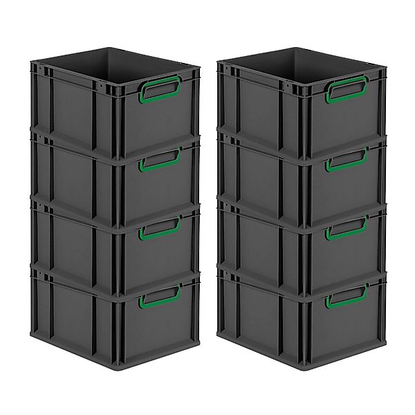 PROREGAL SuperSparSet 8x Eurobox Nextgen Color HxBxT 22x30x40cm 20 Liter Gr günstig online kaufen
