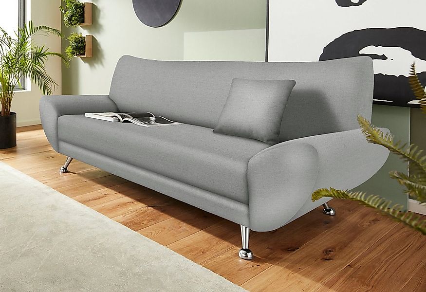 INOSIGN 3-Sitzer "Saltare elegant und komfortabel, toller Designfuß" günstig online kaufen