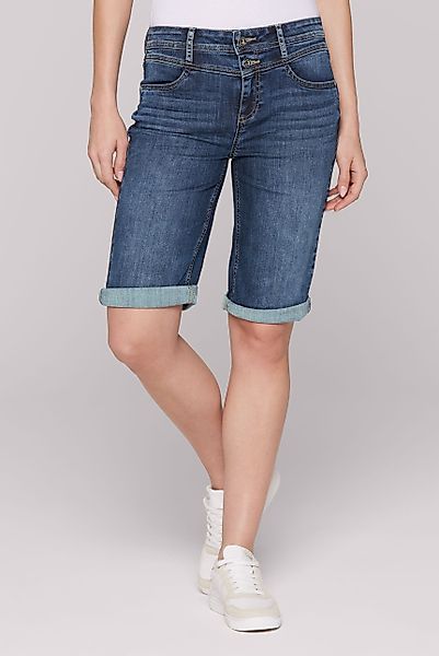 SOCCX Jeansshorts mit zwei Knöpfen am günstig online kaufen