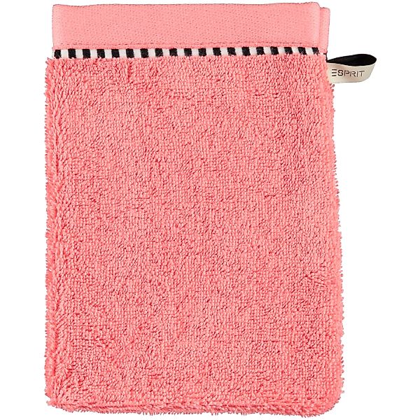 Esprit Box Solid - Farbe: coral - 266 - Waschhandschuh 16x22 cm günstig online kaufen