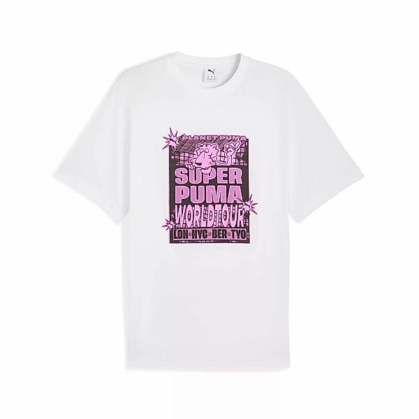 PUMA T-Shirt "Graphic SUPER PUMA World Tour Relaxed T-Shirt Herren" günstig online kaufen