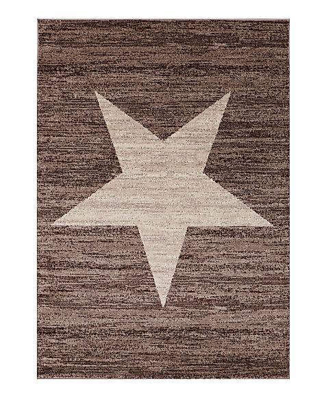 Vimoda Teppich Teppich Wohnzimmer Stern Muster günstig online kaufen