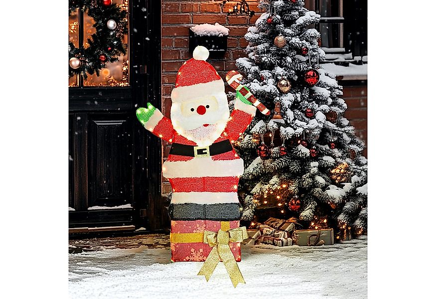 Outsunny Weihnachtsfigur mit 97 LEDs (Weihnachtsdekoration, 1 St., Weihnach günstig online kaufen