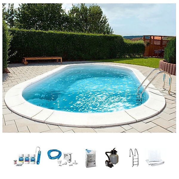 my POOL BWT Ovalpool "PREMIUM mit sandfarbener Innenfolie" Höhe 120 cm, in günstig online kaufen