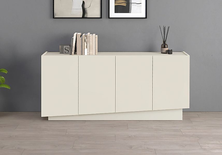 INOSIGN Sideboard "VELA, Sideboard, Breite 160 cm, Design mit schrägen Türe günstig online kaufen