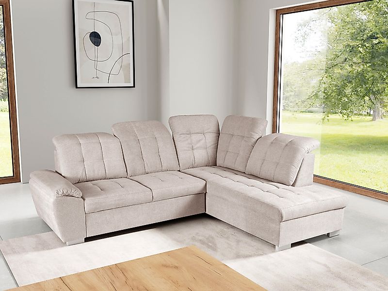 WERK2 Ecksofa »Brindisi, bequem und komfortabel, L-Form«, mit verstellbaren günstig online kaufen