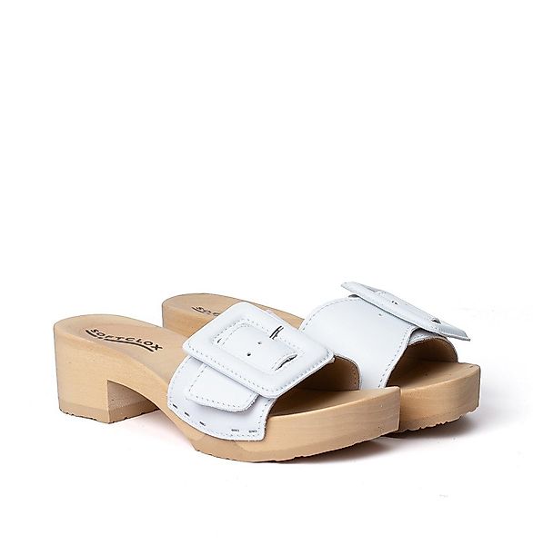 Softclox PITA Nappa weiß (natur) Pantolette günstig online kaufen