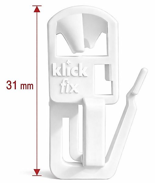 rewagi Gardinenhaken Klick-Gardinengleiter, Gardinenhaken, Überklipshaken- günstig online kaufen