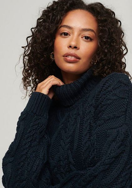 Superdry Strickpullover VINTAGE HIGH NECK CABLE günstig online kaufen