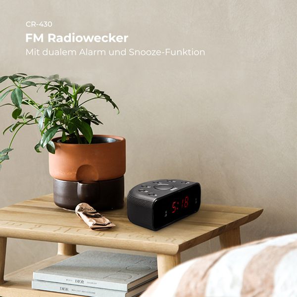 Denver Radiowecker CR-430 10 FM-Speicher, Wecken günstig online kaufen