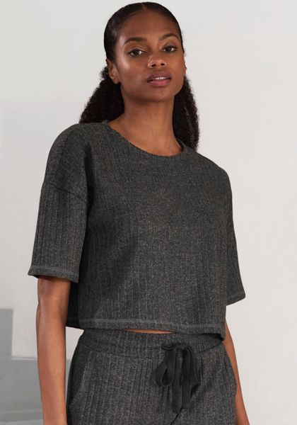 LASCANA 3/4-Arm-Shirt Lounge-/Strickshirt aus weichem Strick, günstig online kaufen