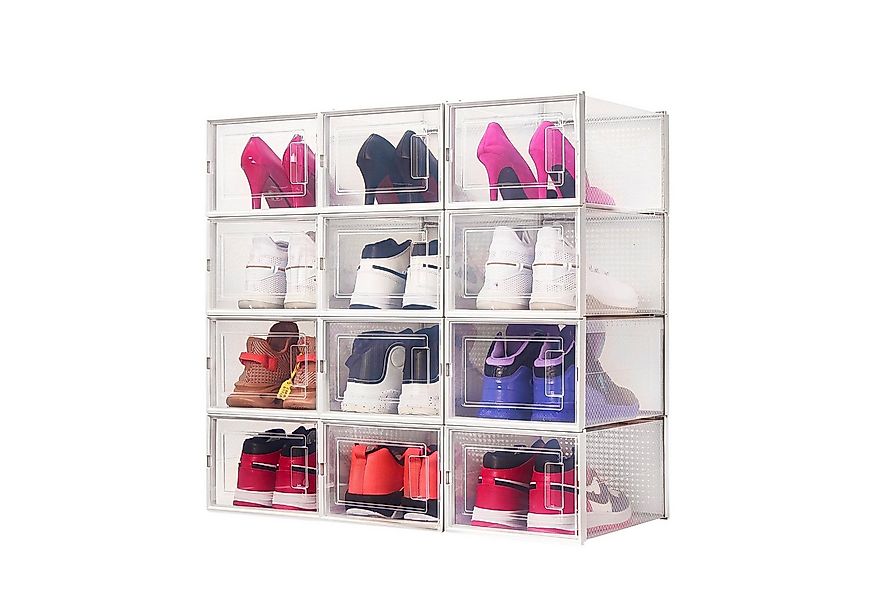 Mondeer Schuhbox Schuhregal (10 St), faltbare transparente Schuhaufbewahrun günstig online kaufen