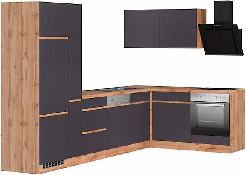 KOCHSTATION Winkelküche »KS-Riesa« Stellbreite 240x270 cm, wahlweise mit od günstig online kaufen