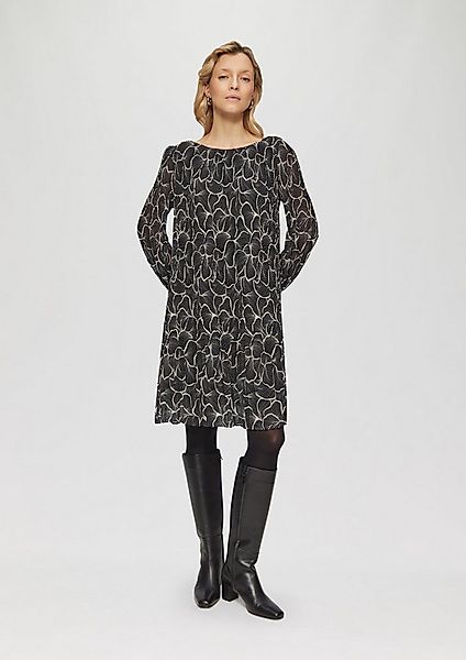 s.Oliver Minikleid Kleid Plissiertes Kleid aus Chiffon günstig online kaufen