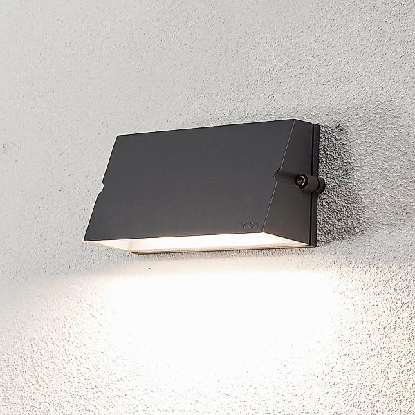BEGA LED-Außenwandlampe 24372, grafit, Metall, CCT, IP65 günstig online kaufen