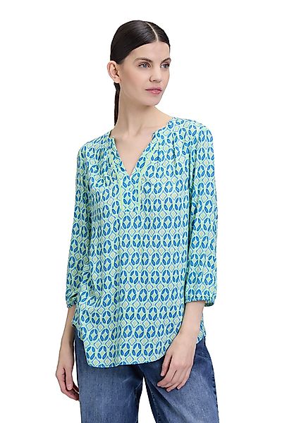 Cartoon Schlupfbluse Cartoon Casual-Bluse mit Muster günstig online kaufen